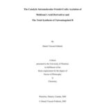 خرید و دانلود نسخه کامل کتاب The Catalytic Intramolecular Friedel-Crafts Acylation of Meldrum’s Acid Derivatives and The Total Synthesis of Taiwaniaquinol B