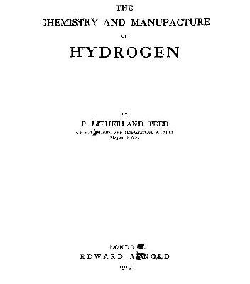 خرید و دانلود نسخه کامل کتاب The Chemistry and Manufacture of Hydrogen