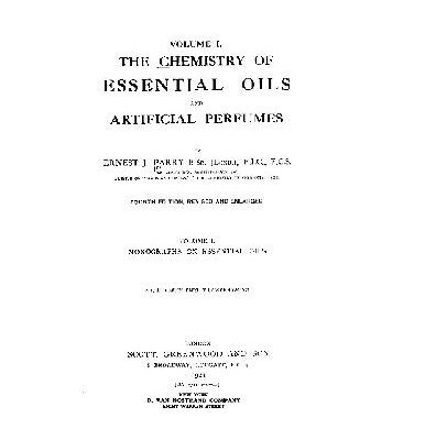خرید و دانلود نسخه کامل کتاب The chemistry of essential oils and artificial perfumes
