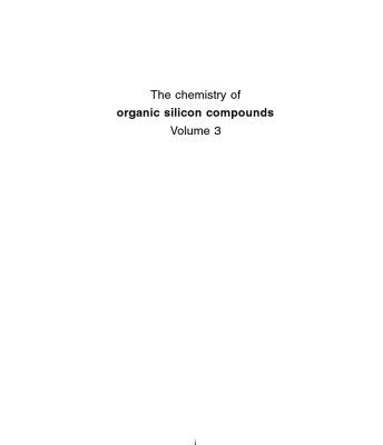 خرید و دانلود نسخه کامل کتاب The chemistry of organic silicon compounds