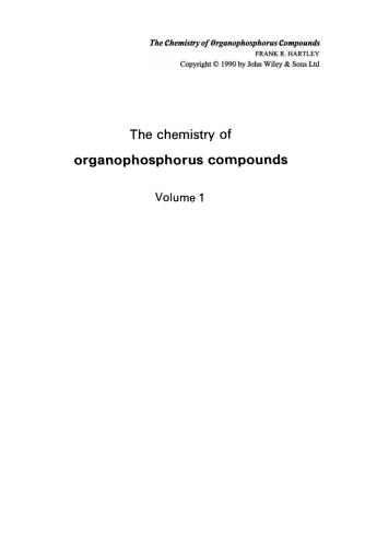 خرید و دانلود نسخه کامل کتاب The chemistry of organophosphorus compounds. V.1. Primary, secondary and tertiary phosphines, polyphosphines and heterocyclic organophosphorus (III) compounds_68d38944a746f.jpeg خرید و دانلود نسخه کامل کتاب The chemistry of organophosphorus compounds. V.1. Primary, secondary and tertiary phosphines, polyphosphines and heterocyclic organophosphorus (III) compounds