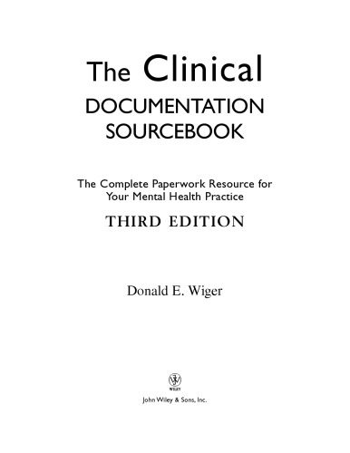 خرید و دانلود نسخه کامل کتاب The Clinical Documentation Sourcebook: The Complete Paperwork Resource for Your Mental Health Practice – 3rd edition_68b4c65ad0c09.jpeg خرید و دانلود نسخه کامل کتاب The Clinical Documentation Sourcebook: The Complete Paperwork Resource for Your Mental Health Practice – 3rd edition