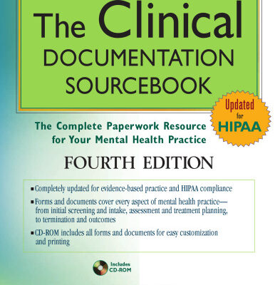خرید و دانلود نسخه کامل کتاب The Clinical Documentation Sourcebook: The Complete Paperwork Resource for Your Mental Health Practice – 4th edition