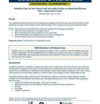 خرید و دانلود نسخه کامل کتاب The Clinical Practice Guidelines Palliative Care for the Patient with Incurable Cancer or Advanced Disease