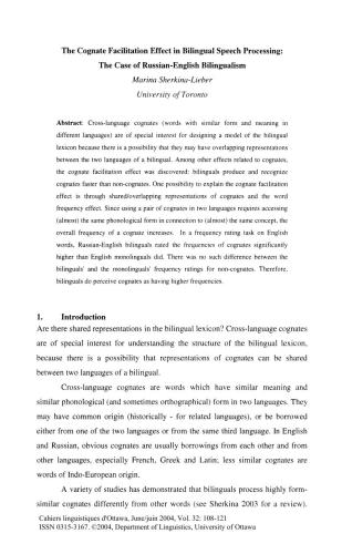 خرید و دانلود نسخه کامل کتاب The cognate facilitation effect in bilingual speech processing; the case of Russian-English bilingualism_68cf433dbb9c5.jpeg خرید و دانلود نسخه کامل کتاب The cognate facilitation effect in bilingual speech processing; the case of Russian-English bilingualism
