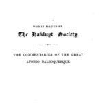 خرید و دانلود نسخه کامل کتاب The Commentaries of the Great Afonso Dalbuquerque, Second Viceroy of India
