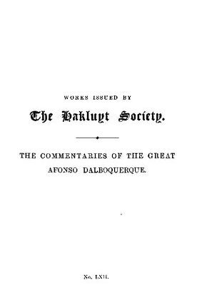 خرید و دانلود نسخه کامل کتاب The Commentaries of the Great Afonso Dalbuquerque, Second Viceroy of India