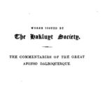 خرید و دانلود نسخه کامل کتاب The Commentaries of the Great Afonso Dalbuquerque, Second Viceroy of India
