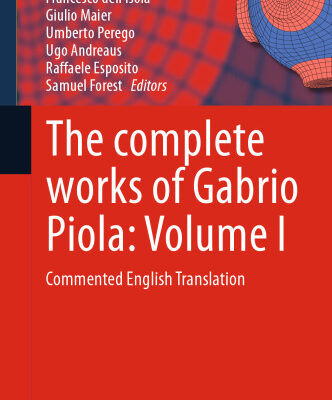 خرید و دانلود نسخه کامل کتاب The complete works of Gabrio Piola: Volume I: Commented English Translation