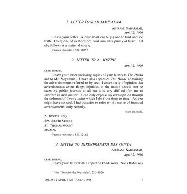 خرید و دانلود نسخه کامل کتاب The Complete Works of Mahatma Gandhi Volume 35