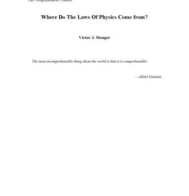 خرید و دانلود نسخه کامل کتاب The Comprehensible Cosmos: Where Do the Laws of Physics Come From?