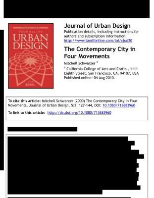 خرید و دانلود نسخه کامل کتاب The Contemporary City in Four Movements