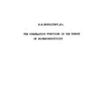 خرید و دانلود نسخه کامل کتاب The correlation function in the theory of superconductivity