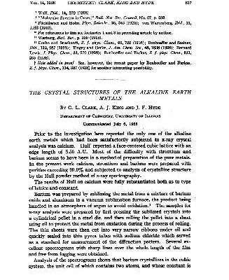 خرید و دانلود نسخه کامل کتاب The Crystal Structures of the Alkaline Earth Metals