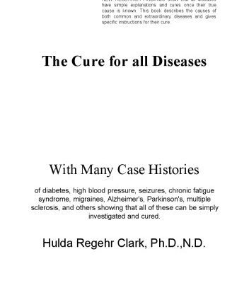 خرید و دانلود نسخه کامل کتاب The Cure For All Diseases