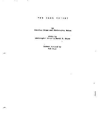 خرید و دانلود نسخه کامل کتاب The Dark Knight. Screenplay