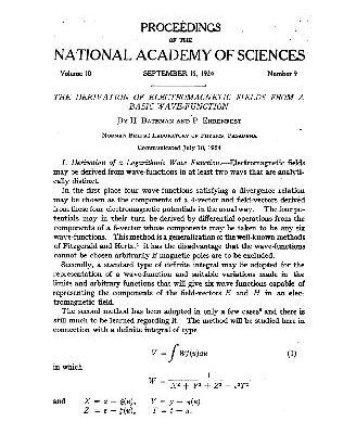 خرید و دانلود نسخه کامل کتاب The Derivation of Electromagnetic Fields from a Basic Wave-Function