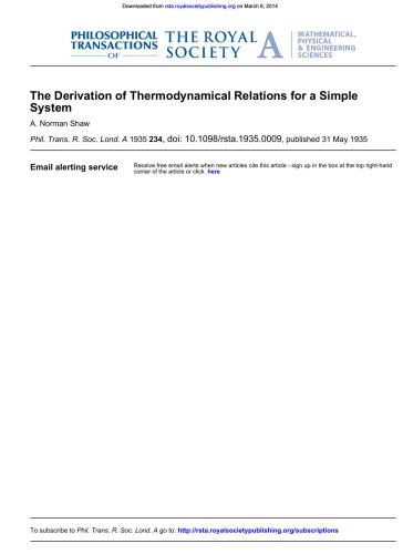 خرید و دانلود نسخه کامل کتاب The derivation of thermodynamical relations for a simple system_68bec83d85644.jpeg خرید و دانلود نسخه کامل کتاب The derivation of thermodynamical relations for a simple system