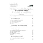 خرید و دانلود نسخه کامل کتاب The Design of Competitive Online Algorithms via a Primal-Dual Approach