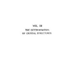خرید و دانلود نسخه کامل کتاب The Determination of Crystal Structures