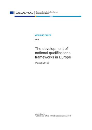 خرید و دانلود نسخه کامل کتاب The development of national qualifications frameworks in Europe_68cf1ac677989.jpeg خرید و دانلود نسخه کامل کتاب The development of national qualifications frameworks in Europe