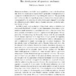 خرید و دانلود نسخه کامل کتاب The development of quantum mechanics (Nobel lecture)