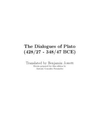 خرید و دانلود نسخه کامل کتاب The Dialogues of Plato