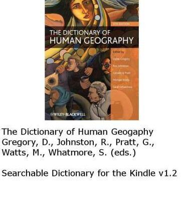 خرید و دانلود نسخه کامل کتاب The Dictionary of Human Geography