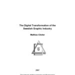 خرید و دانلود نسخه کامل کتاب The digital transformation of the Swedish graphic industry