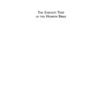 خرید و دانلود نسخه کامل کتاب The Earliest Text of the Hebrew Bible: The Relationship Between the Masoretic Text and the Hebrew Base of the Septuagint Reconsidered (Septuagint and Cognate Studies Series)