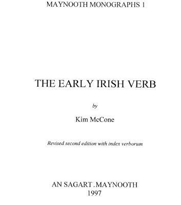 خرید و دانلود نسخه کامل کتاب The Early Irish Verb (Maynooth monographs)