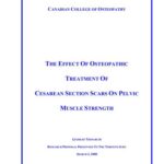 خرید و دانلود نسخه کامل کتاب The effect of osteopathic treatment of Cesarean section Scars on pelvic muscle strength