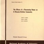 خرید و دانلود نسخه کامل کتاب The Effects of A Threatening Rumor on A Disaster-Stricken Community