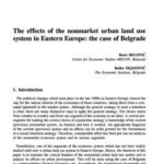 خرید و دانلود نسخه کامل کتاب The effects of the nonmarket urban land use system in Eastern Europe: the case of Belgrade