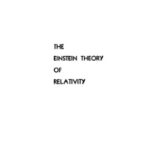 خرید و دانلود نسخه کامل کتاب The Einstein theory of relativity