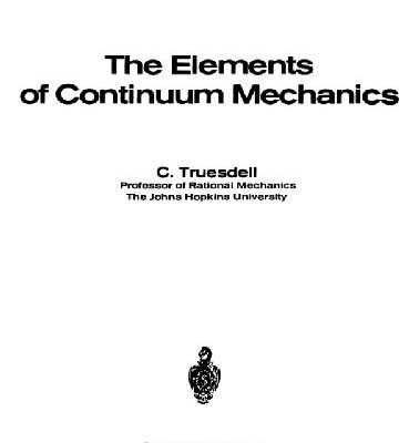 خرید و دانلود نسخه کامل کتاب The elements of continuum mechanics