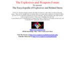 خرید و دانلود نسخه کامل کتاب The Encyclopedia of Explosives and Related Items exri