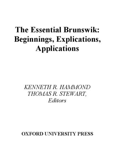 خرید و دانلود نسخه کامل کتاب The Essential Brunswik: Beginnings, Explications, Applications_68b6544356834.jpeg خرید و دانلود نسخه کامل کتاب The Essential Brunswik: Beginnings, Explications, Applications
