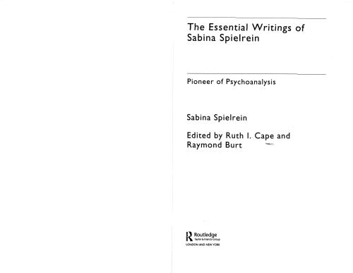 خرید و دانلود نسخه کامل کتاب The Essential Writings of Sabina Spielrein: Pioneer of Psychoanalysis_68ce5c429655e.jpeg خرید و دانلود نسخه کامل کتاب The Essential Writings of Sabina Spielrein: Pioneer of Psychoanalysis