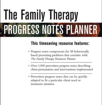 خرید و دانلود نسخه کامل کتاب The Family Therapy Progress Notes Planner (Practice Planners)