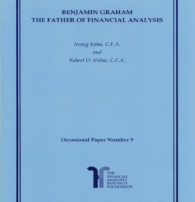 خرید و دانلود نسخه کامل کتاب The Father of Financial Analysis