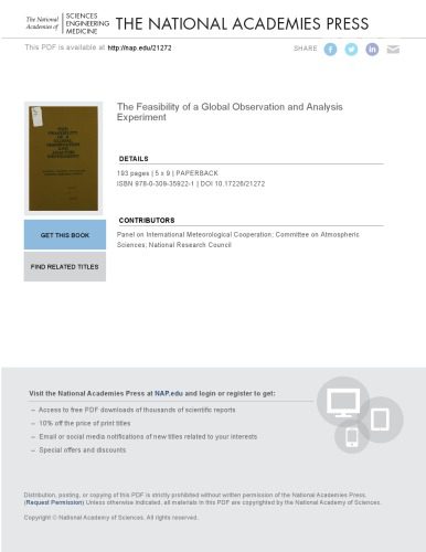 خرید و دانلود نسخه کامل کتاب The Feasibility of a Global Observation and Analysis Experiment_68c14b14d0435.jpeg خرید و دانلود نسخه کامل کتاب The Feasibility of a Global Observation and Analysis Experiment