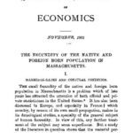 خرید و دانلود نسخه کامل کتاب THE FECUNDITY OF THE NATIVE AND FOREIGN BORN POPULATION IN MASSACHUSETTS