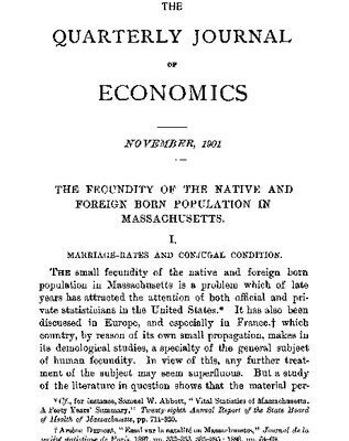 خرید و دانلود نسخه کامل کتاب THE FECUNDITY OF THE NATIVE AND FOREIGN BORN POPULATION IN MASSACHUSETTS