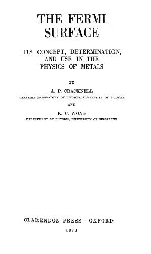 خرید و دانلود نسخه کامل کتاب The Fermi Surface: Its Concept, Determination and Use in the Physics of Metals_68be7d4a1907a.jpeg خرید و دانلود نسخه کامل کتاب The Fermi Surface: Its Concept, Determination and Use in the Physics of Metals