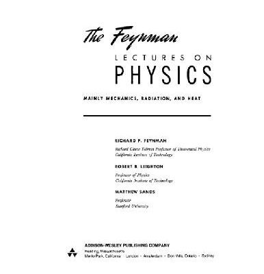 خرید و دانلود نسخه کامل کتاب The Feynman Lectures on Physics