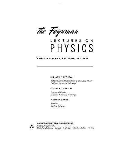 خرید و دانلود نسخه کامل کتاب The Feynman Lectures on Physics_68be0c195f2b7.jpeg خرید و دانلود نسخه کامل کتاب The Feynman Lectures on Physics