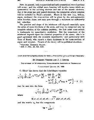 خرید و دانلود نسخه کامل کتاب The Fifth Dimension in Relativistic Quantum Theory