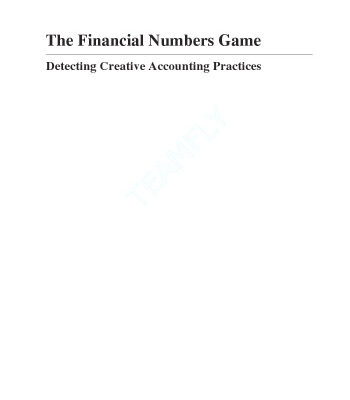 خرید و دانلود نسخه کامل کتاب The financial numbers game: detecting creative accounting practices