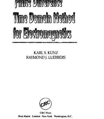 خرید و دانلود نسخه کامل کتاب The Finite Difference Time Domain Method for Electromagnetics